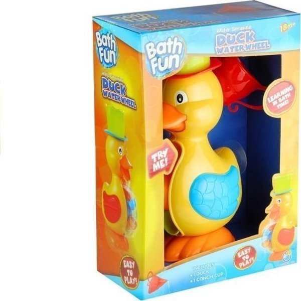 LeanToys Παπάκι Συντριβάνι Τροχός για Μπάνιο στη Μπανιέρα