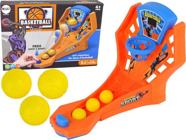LeanToys Arcade Game Εκτοξευτή μπάλας μπάσκετ