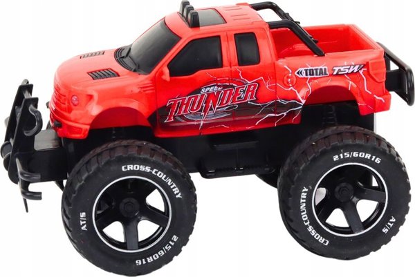 LeanToys Toy Car Off-Road Τηλεχειριζόμενο RC Car 1:18 Κόκκινο 14266483 5905990000000