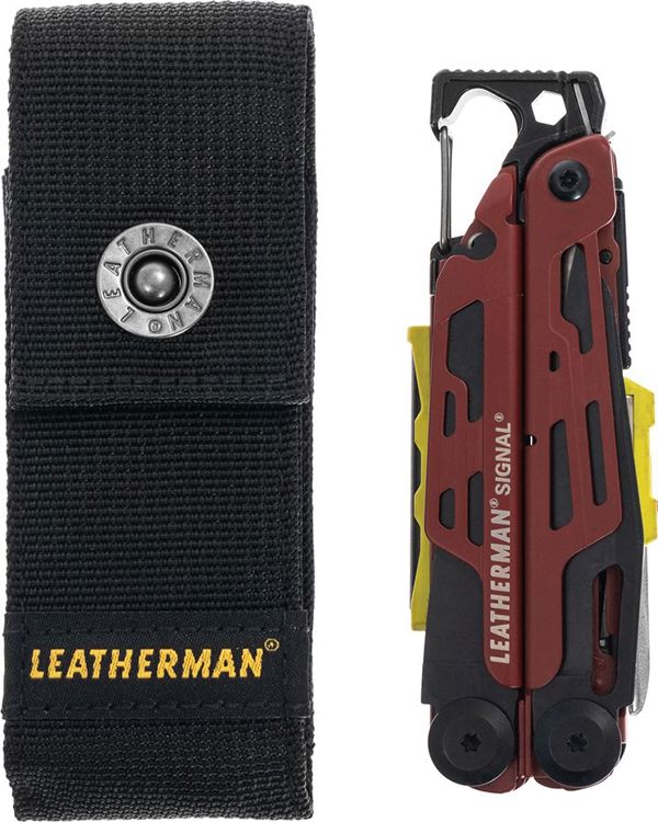 Πολυεργαλείο Leatherman Signal Crimson - 19 εργαλεία, μήκ. 114,3mm (832745)