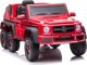 Lean Cars Αυτοκίνητο με Μπαταρία Mercedes Benz G63 6X6 Κόκκινο