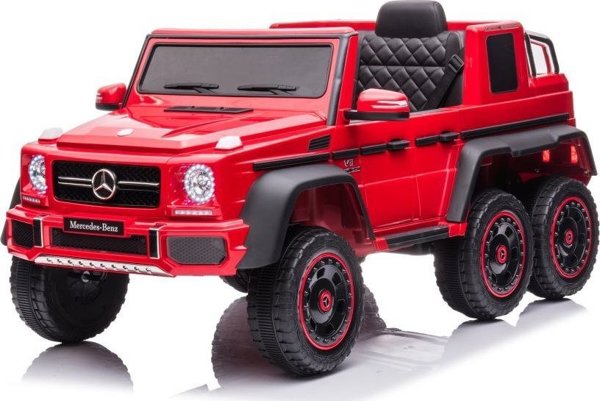 Lean Cars Αυτοκίνητο με Μπαταρία Mercedes Benz G63 6X6 Κόκκινο