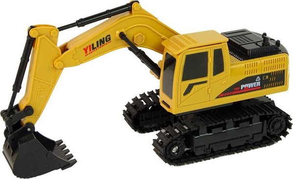 LeanToys Τηλεκατευθυνόμενος Εκσκαφέας R/C 1:24 Κίτρινος