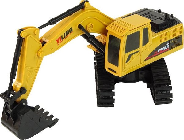 LeanToys Τηλεκατευθυνόμενος Εκσκαφέας R/C 1:24 Κίτρινος