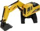 LeanToys Τηλεκατευθυνόμενος Εκσκαφέας R/C 1:24 Κίτρινος