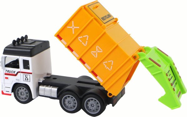 LeanToys Φορτηγό Απορριμματοφόρο Ρυμουλκούμενο 2 Χρώματα