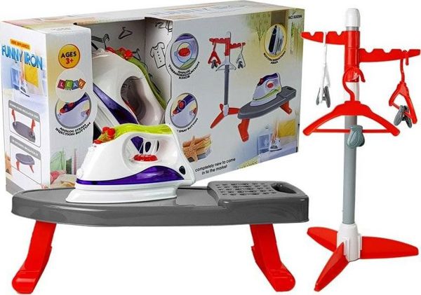 Lean Sport Σίδερο Παιχνίδι Μπαταρίας με Σιδερώστρα και Κρεμάστρες