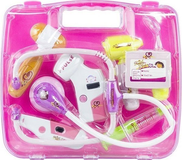 LeanToys Doctor's Set In A Suitcase Ροζ Στηθοσκόπιο Doctor LEAN Toys 14255155 5905880000000