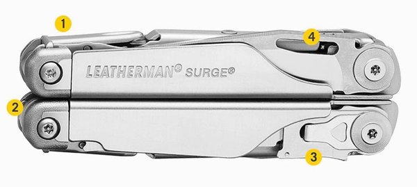 Leatherman Leatherman multitool SURGE black - 831334