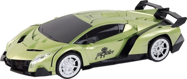LeanToys Αυτοκίνητο-Ρομπότ Μεταμόρφωση R/C 1:10 Πράσινο με Έλεγχο Χειρονομιών
