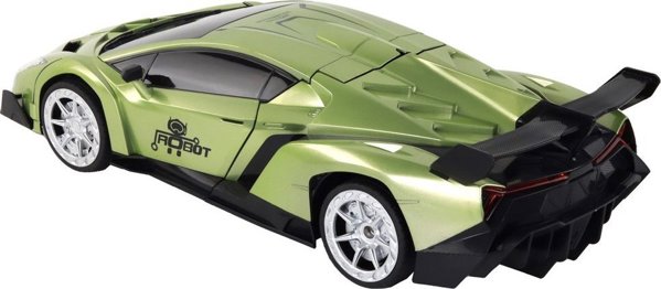 LeanToys Αυτοκίνητο-Ρομπότ Μεταμόρφωση R/C 1:10 Πράσινο με Έλεγχο Χειρονομιών
