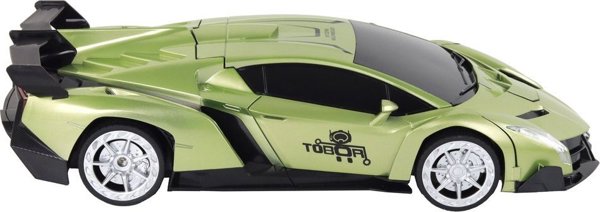 LeanToys Αυτοκίνητο-Ρομπότ Μεταμόρφωση R/C 1:10 Πράσινο με Έλεγχο Χειρονομιών