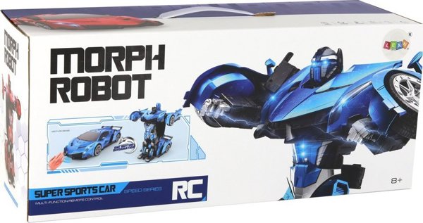 LeanToys Αυτοκίνητο-Ρομπότ Μεταμόρφωση R/C 1:10 Πράσινο με Έλεγχο Χειρονομιών