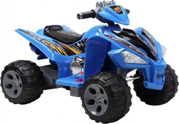 Lean Cars Quad με μπαταρία Μεγάλες Ρόδες Μπλε