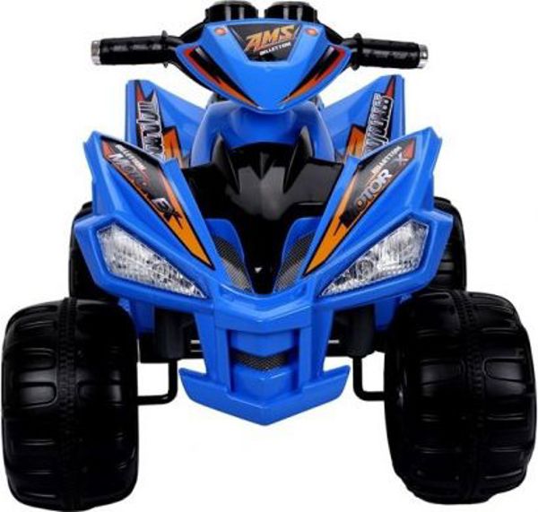 Lean Cars Quad με μπαταρία Μεγάλες Ρόδες Μπλε