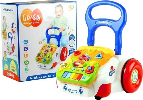 LeanToys Περπατούρα Πιέζοντας Για Παιδί Με Μουσική Αποσπώμενο Πάνελ