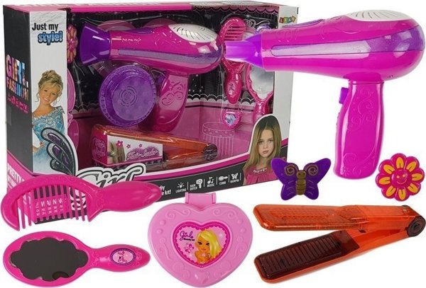 LeanToys Σετ Ομορφιάς με Αξεσουάρ Πιστολάκι Ισιωτική