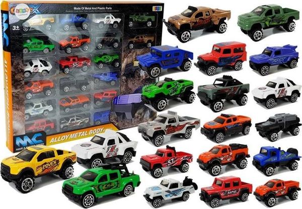 Lean Sport Σετ Αυτοκίνητα Off-Road Jeep 20 Τεμάχια, Πολύχρωμα Παιχνίδια για Αγόρια