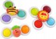LeanToys Sensory Toy Spinners Βεντούζες Bee Sun Carrot 13675734 5905991002031