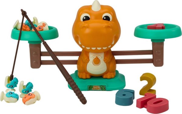 LeanToys Learning to Count Εκπαιδευτικό παιχνίδι Κλίμακα Ισορροπίας Δεινόσαυροι Μαθηματικές κάρτες 13675933 5905991006022