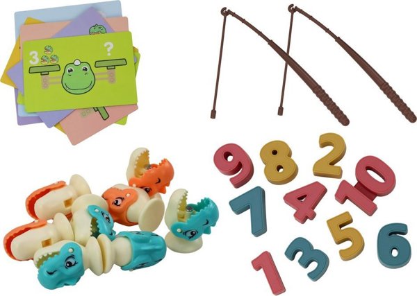 LeanToys Learning to Count Εκπαιδευτικό παιχνίδι Κλίμακα Ισορροπίας Δεινόσαυροι Μαθηματικές κάρτες 13675933 5905991006022