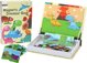 LeanToys Μαγνητικό Βιβλίο Παζλ Δεινόσαυροι Κάρτες Σπαζοκεφαλιά 64 τεμ.