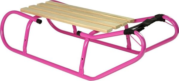 Lean Sport Μεταλλικό Έλκηθρο 83cm, Ροζ Χρώμα
