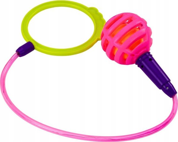 LeanToys Σχοινάκι Skipper Hula Hop για το Πόδι Ροζ LED Δίοδοι