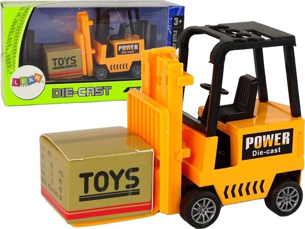 LeanToys Περονοφόρο Όχημα με Τριβή Πορτοκαλί