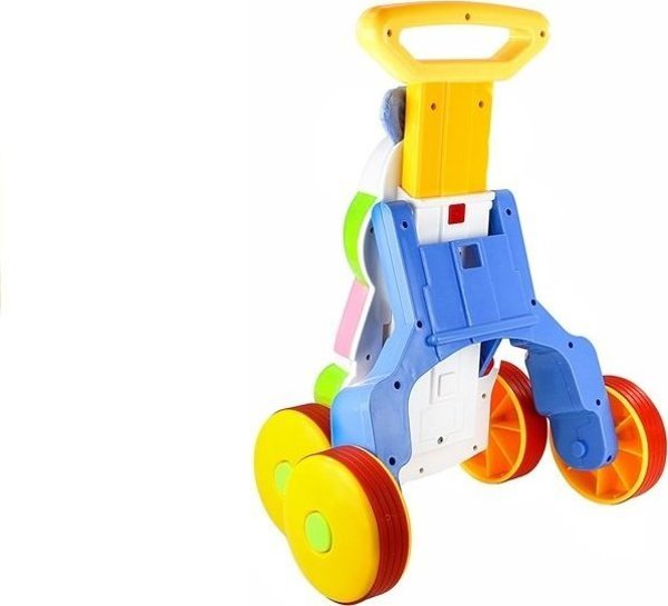 LeanToys Περπατούρα Ιπποπόταμος με Καθρέφτη και Λαστιχένιους Τροχούς για Μωρά