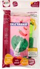 LeanToys Μαλακό Βιβλιαράκι Λαχανικά Θορυβώδες Σφυρίζον Πολύχρωμο Για Βρέφη