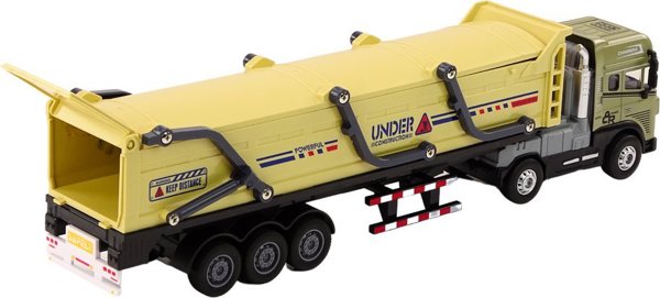 LeanToys Φορτηγό Με Ρυμουλκούμενο TIR Μεταφορικό Όχημα 1:24 Ήχοι Φώτα