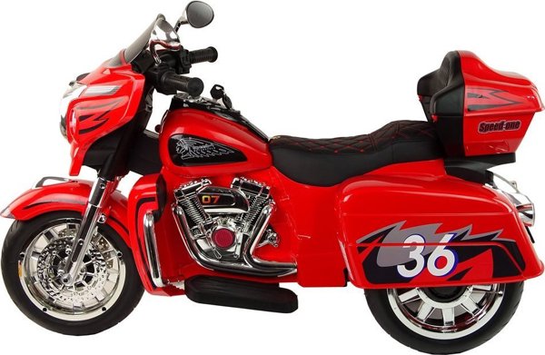 Lean Cars Τρίκυκλο Μοτέρ με Μπαταρία Goldwing Κόκκινο