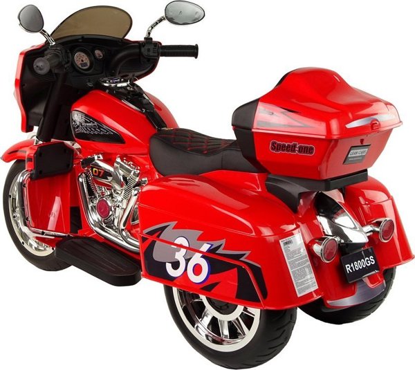 Lean Cars Τρίκυκλο Μοτέρ με Μπαταρία Goldwing Κόκκινο
