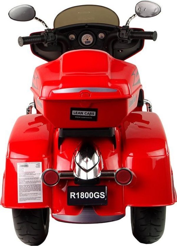 Lean Cars Τρίκυκλο Μοτέρ με Μπαταρία Goldwing Κόκκινο
