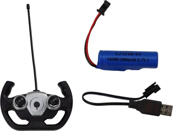 LeanToys Τηλεκατευθυνόμενο Φορτηγό RC Πιλότος 27MHZ Φώτα Κίτρινο