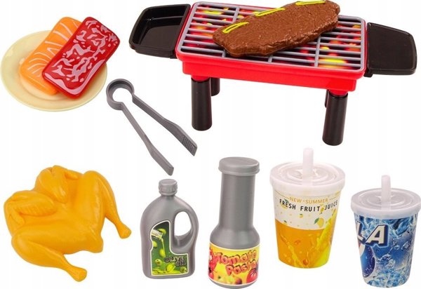 Σετ LeanToys για Μπάρμπεκιου Λαχανικά Φιγούρες Grill BBQ Party 37 τεμ.