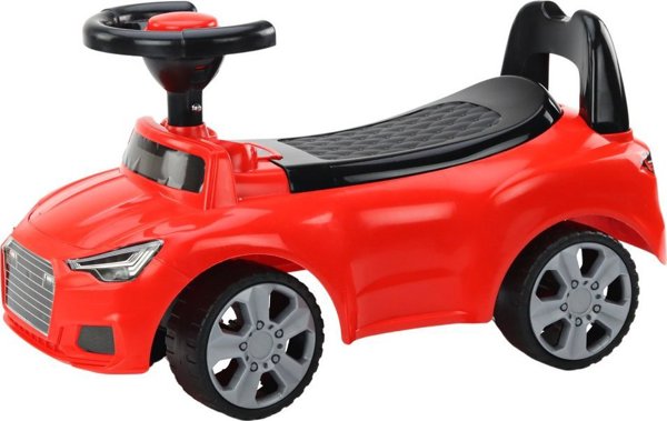 LeanToys Αυτοκίνητο Περπατούρα με Πλάτη QX-3396 Κόρνα Αποθηκευτικός Χώρος Κόκκινο