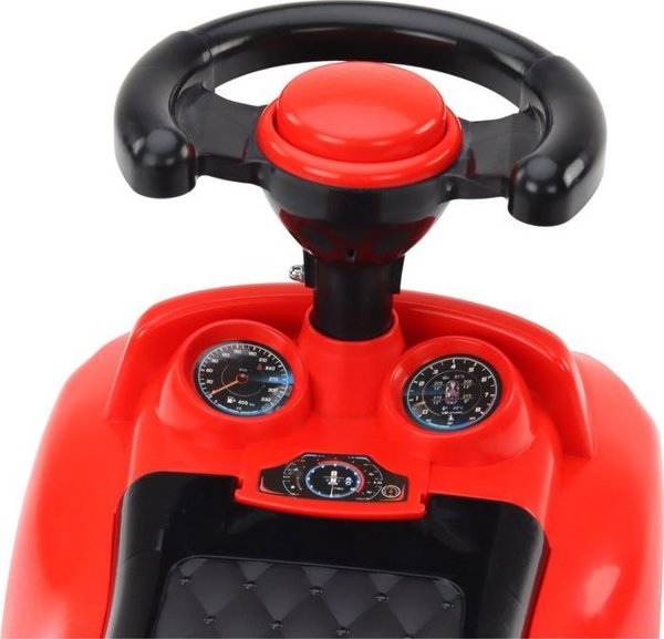 LeanToys Αυτοκίνητο Περπατούρα με Πλάτη QX-3396 Κόρνα Αποθηκευτικός Χώρος Κόκκινο