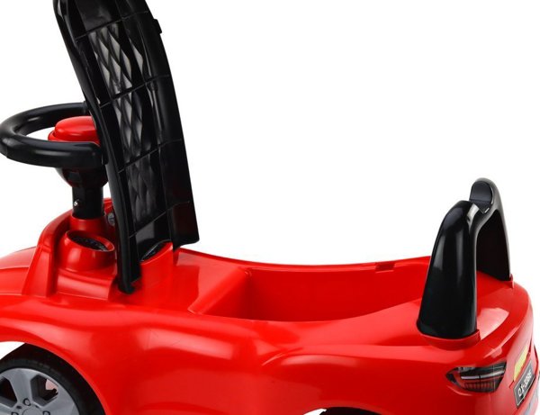 LeanToys Αυτοκίνητο Περπατούρα με Πλάτη QX-3396 Κόρνα Αποθηκευτικός Χώρος Κόκκινο