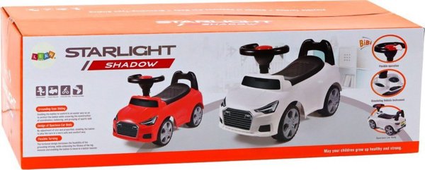 LeanToys Αυτοκίνητο Περπατούρα με Πλάτη QX-3396 Κόρνα Αποθηκευτικός Χώρος Κόκκινο