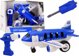 LeanToys Αεροπλάνο για Συναρμολόγηση Φώτα Ήχοι DIY Μπλε