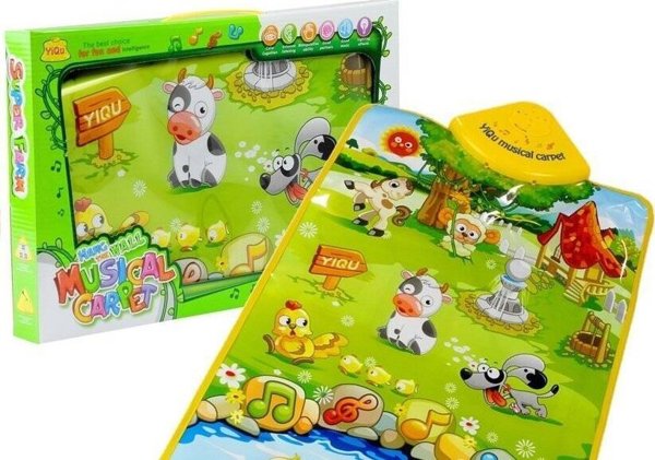 LeanToys Educational and Musical Mat Animal Sounds Farm LEAN Toys 14252560 5905210000000