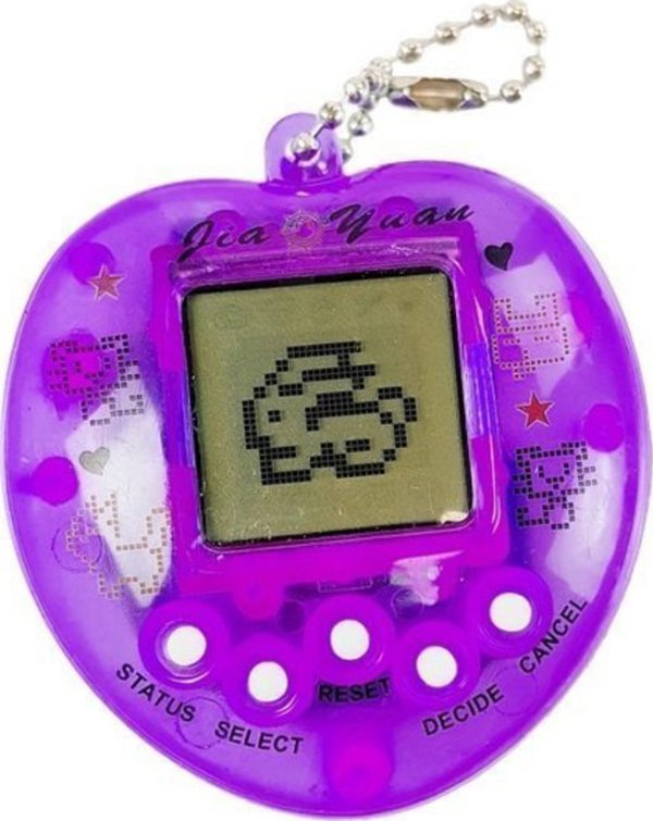 LeanToys Ηλεκτρονικό Παιχνίδι Tamagotchi Κατοικίδιο Μωβ LEAN Toys
