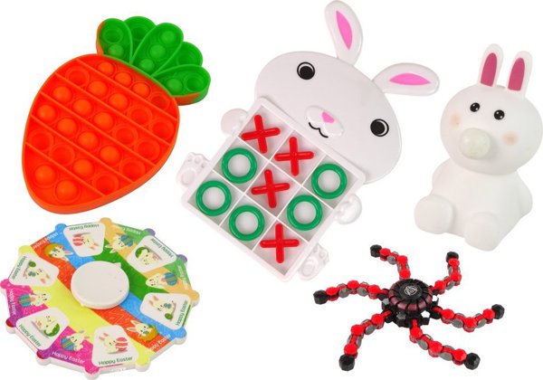 LeanToys Antistress Πασχαλινά παιχνίδια Fidget Σετ 24 τεμαχίων