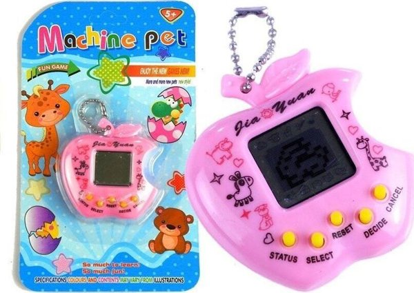 LeanToys Tamagotchi Ηλεκτρονικό Κατοικίδιο - Εμβληματικό Παιχνίδι Ροζ Χρώματος