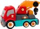 LeanToys Φορτηγό με Γάντζο Κινούμενο για Συναρμολόγηση DIY Πορτοκαλί Γερανός