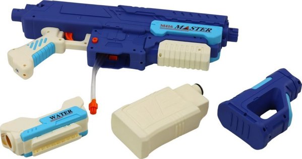 Καραμπίνερ Νερού Μπαταρίας M416 500ml Μπλε LeanToys