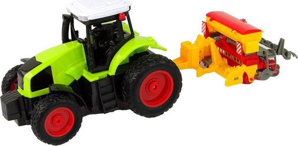 LeanToys Αγροτικό Όχημα Τρακτέρ με Πρέσα R/C 1:16 Πράσινο