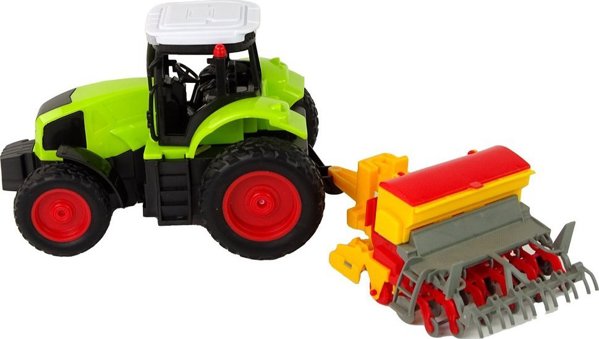 LeanToys Αγροτικό Όχημα Τρακτέρ με Πρέσα R/C 1:16 Πράσινο